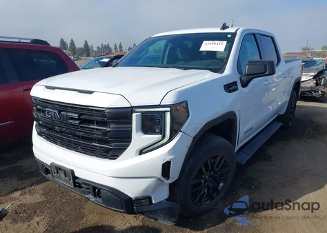 2022 GMC Sierra 1500 2Wd Short Box Elevation from USA, damaged, VIN 3GTPHCEK4NG501236